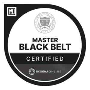 Lean six Sigma master Black belt